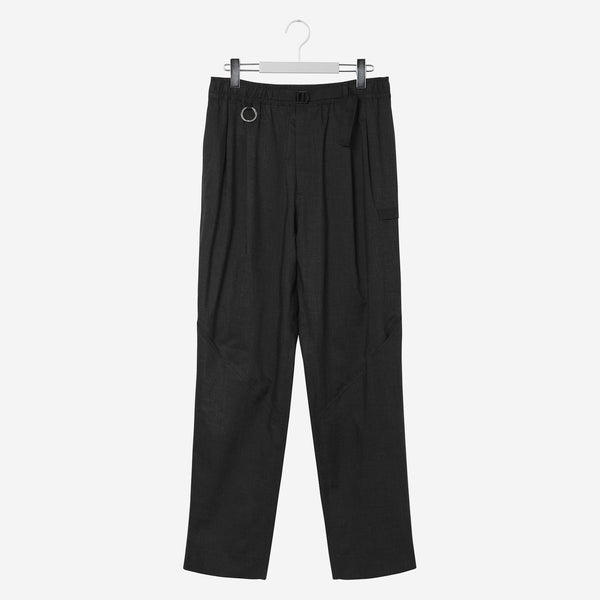 ALBR Type-B / Technical Wool Tapered Pants / black