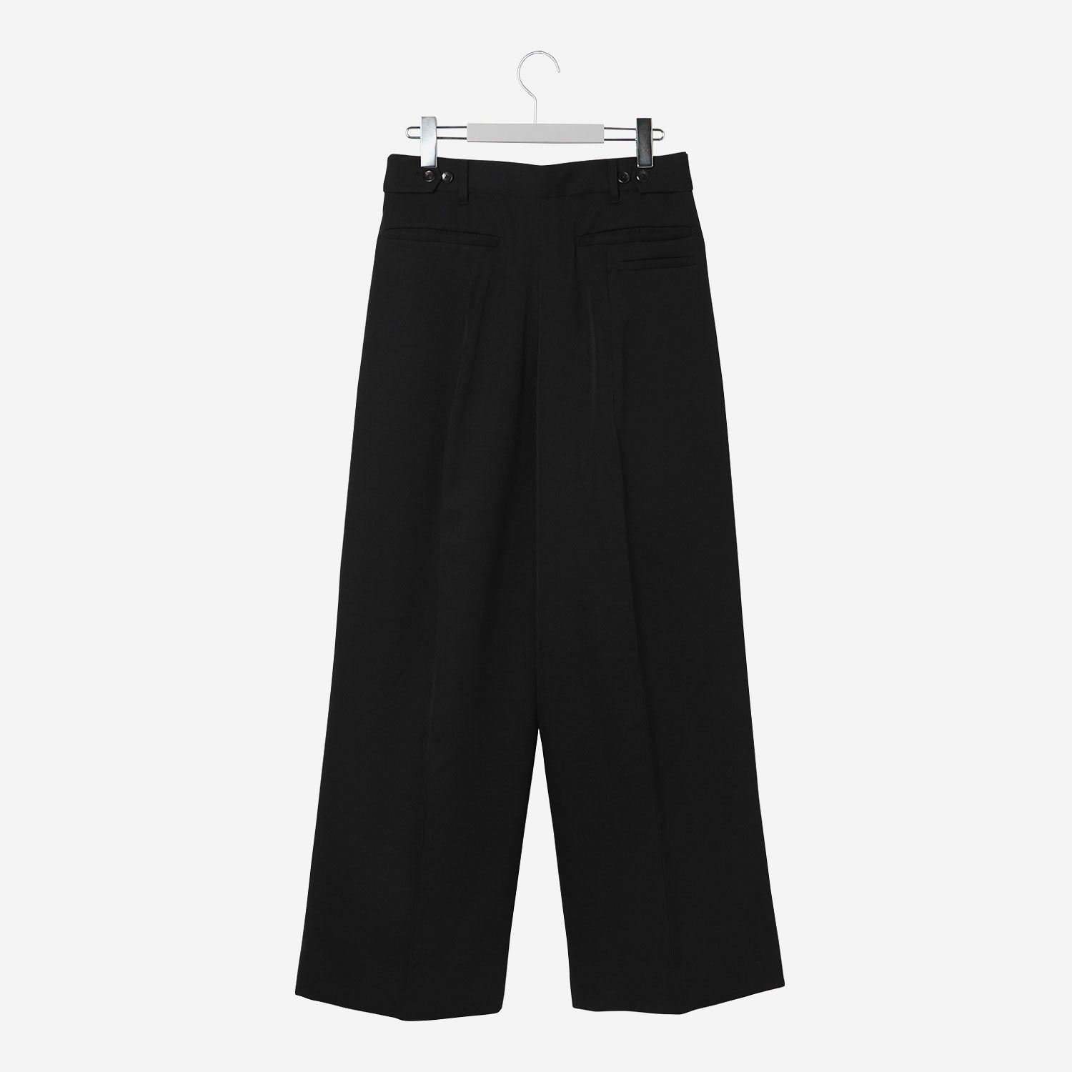 OSCAR / Super Semi-Wide Tailored Pants / black