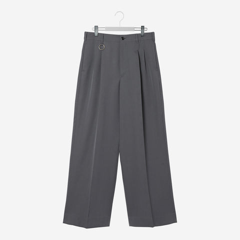 OSCAR / Super Semi-Wide Tailored Pants / gray
