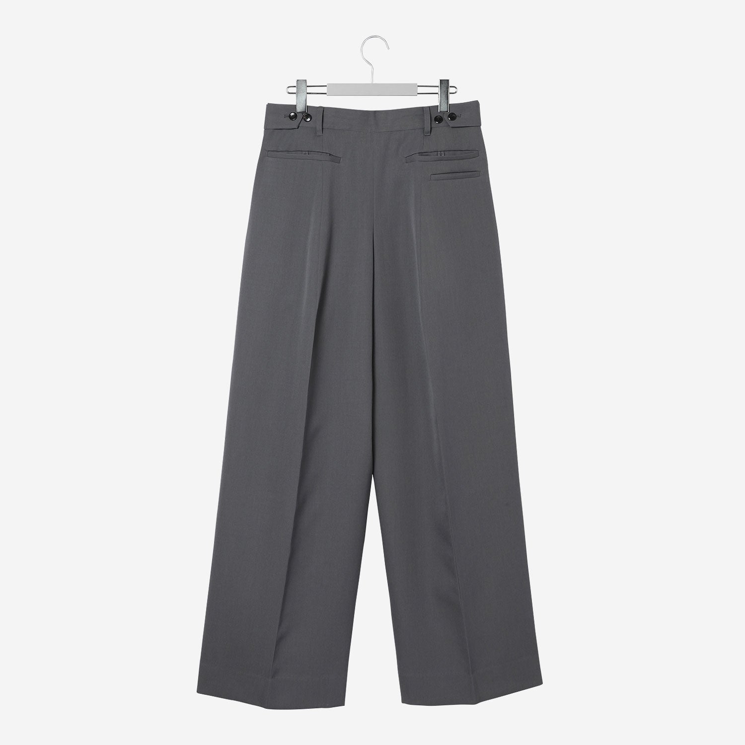 OSCAR / Super Semi-Wide Tailored Pants / gray