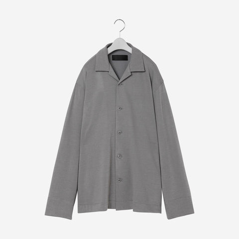 Relax collar Shirt / gray