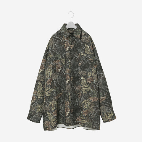 WT Camo Oversized Shirt / wood camo