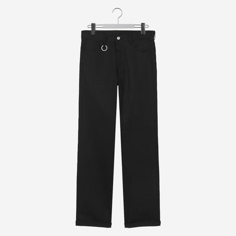 ROBERT / Straight Denim Pants / black