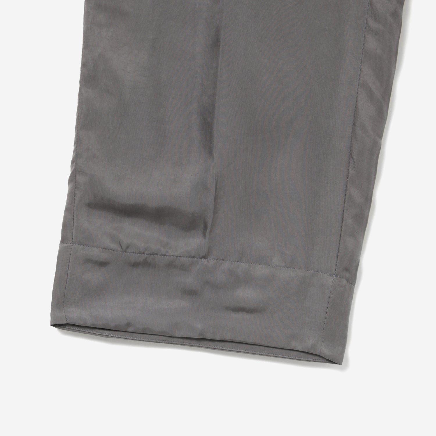 Drape Wide Tapered Pants / gray