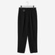 Wide Tapered Pants / black