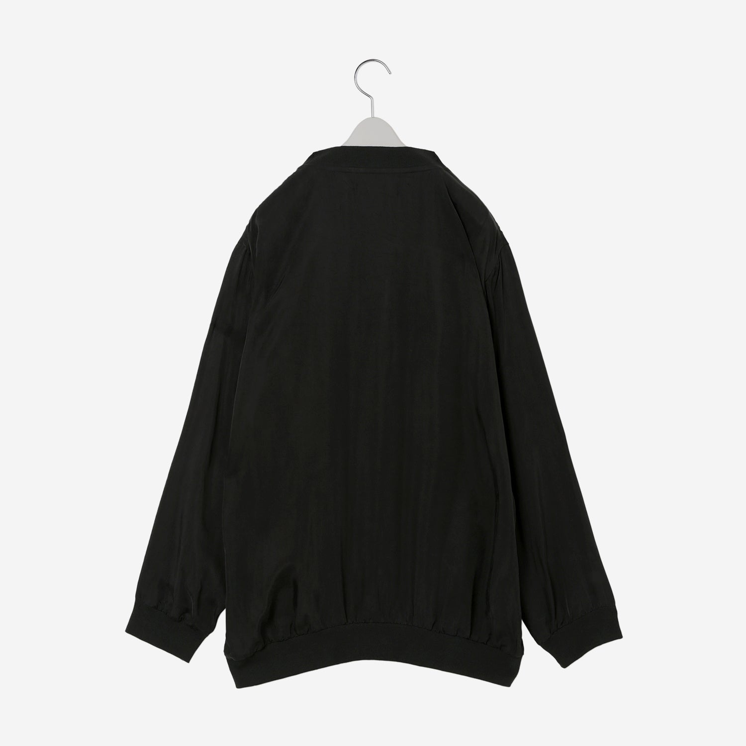 Drape Sweat Shirt / black