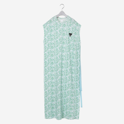 Side Open Jersey Dress / marble