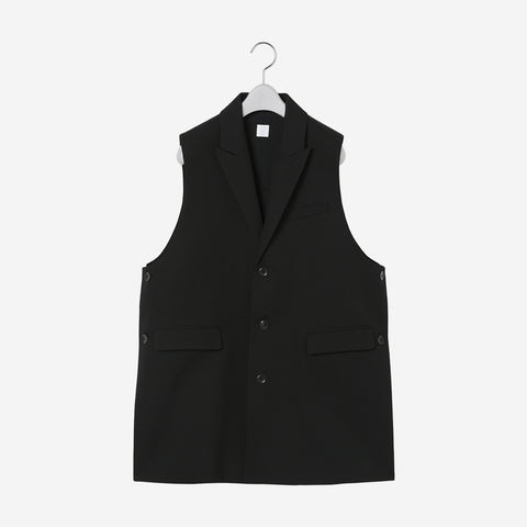 Side Open Gilet / black