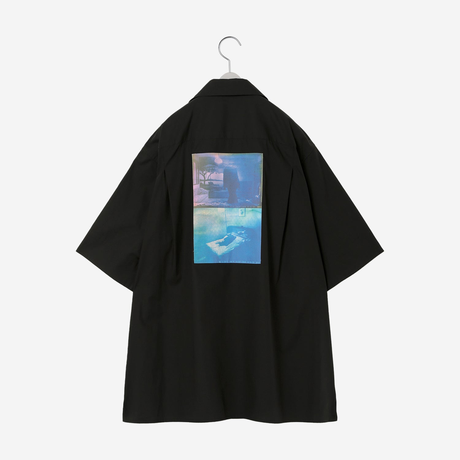 DY Drop Shoulder Half sleeve Shirt (MID) / black