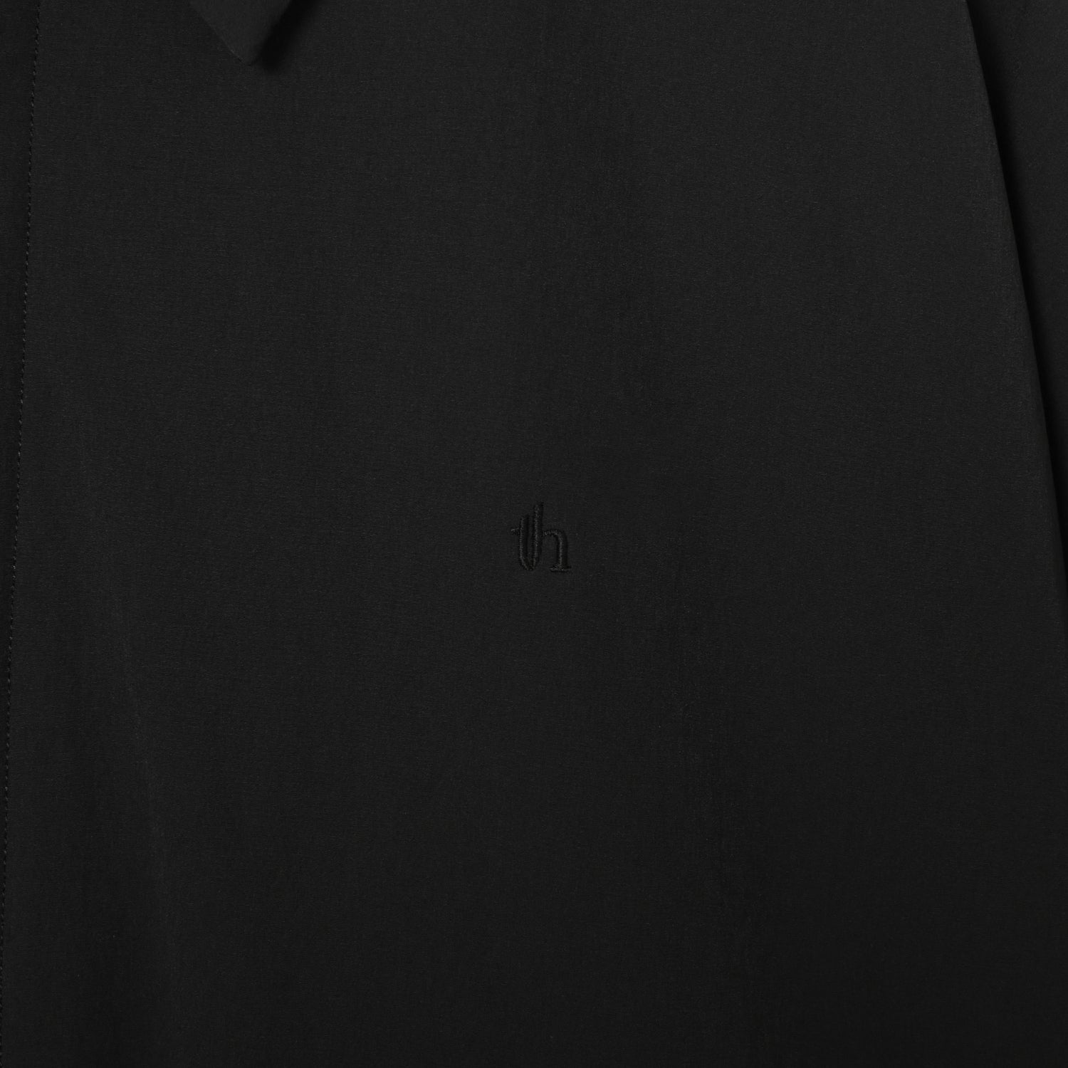 Padded Long Shirt Coat / black