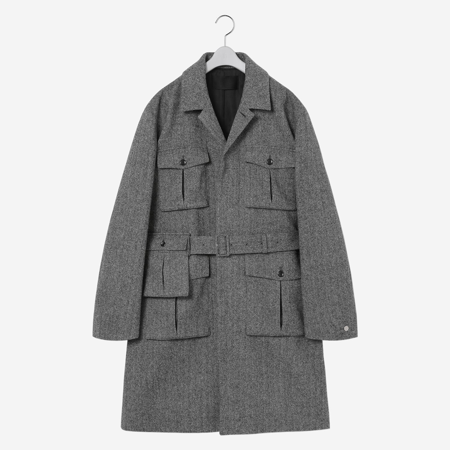 Military Pocket Coat / gray