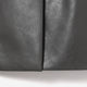Synthetic Leather Sleeveless Coat / gray
