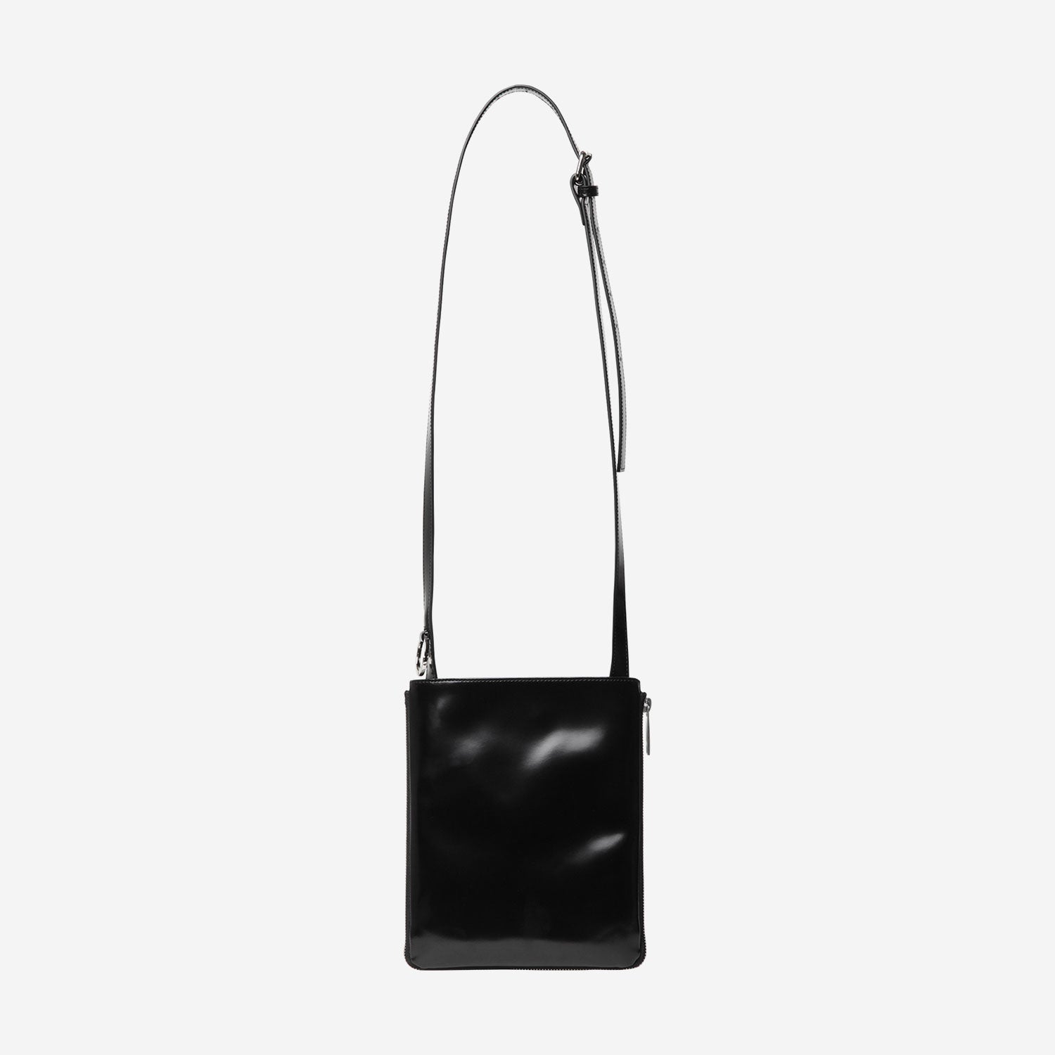 Shoulderbag Small / black × silver