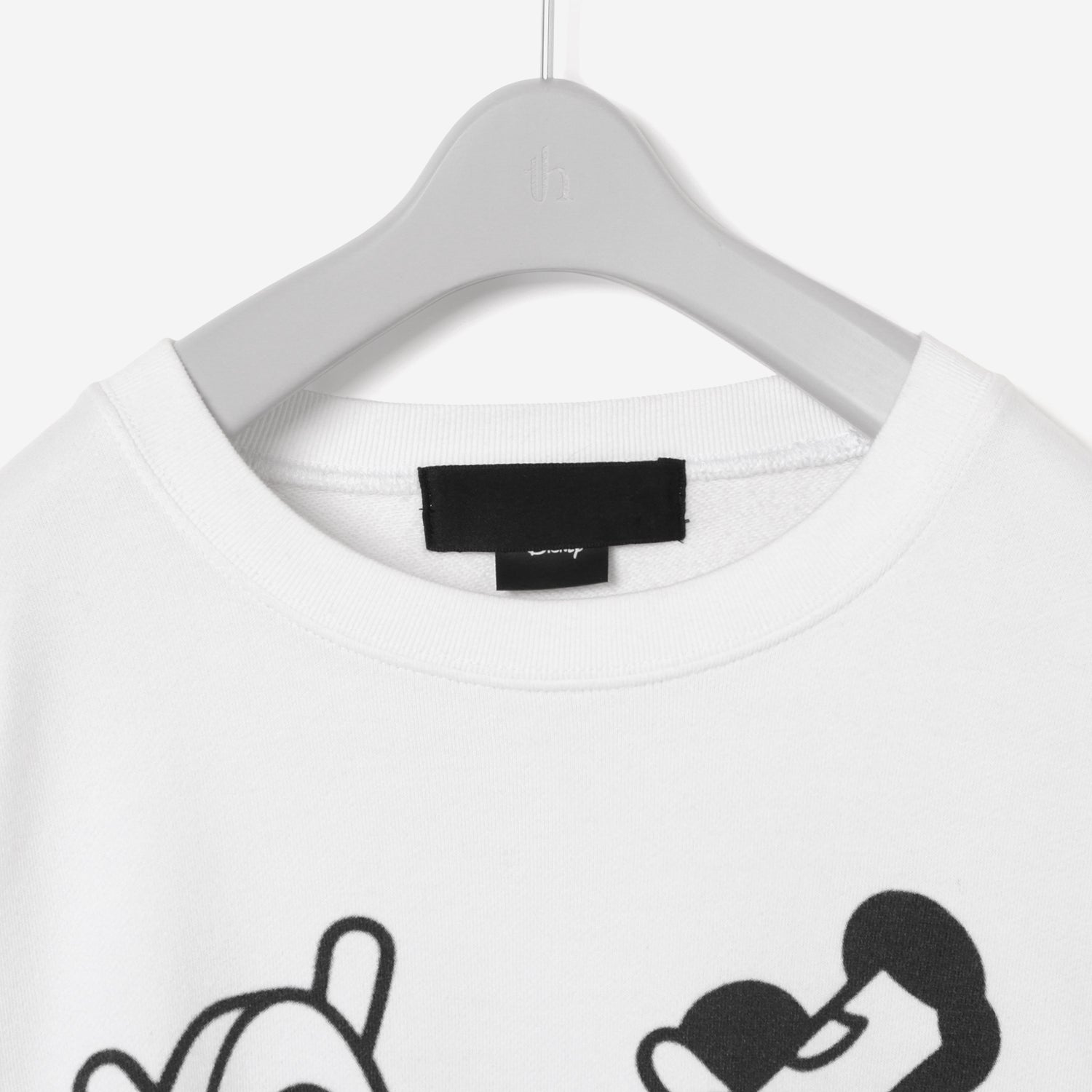 Printed Sweat Shirt / white