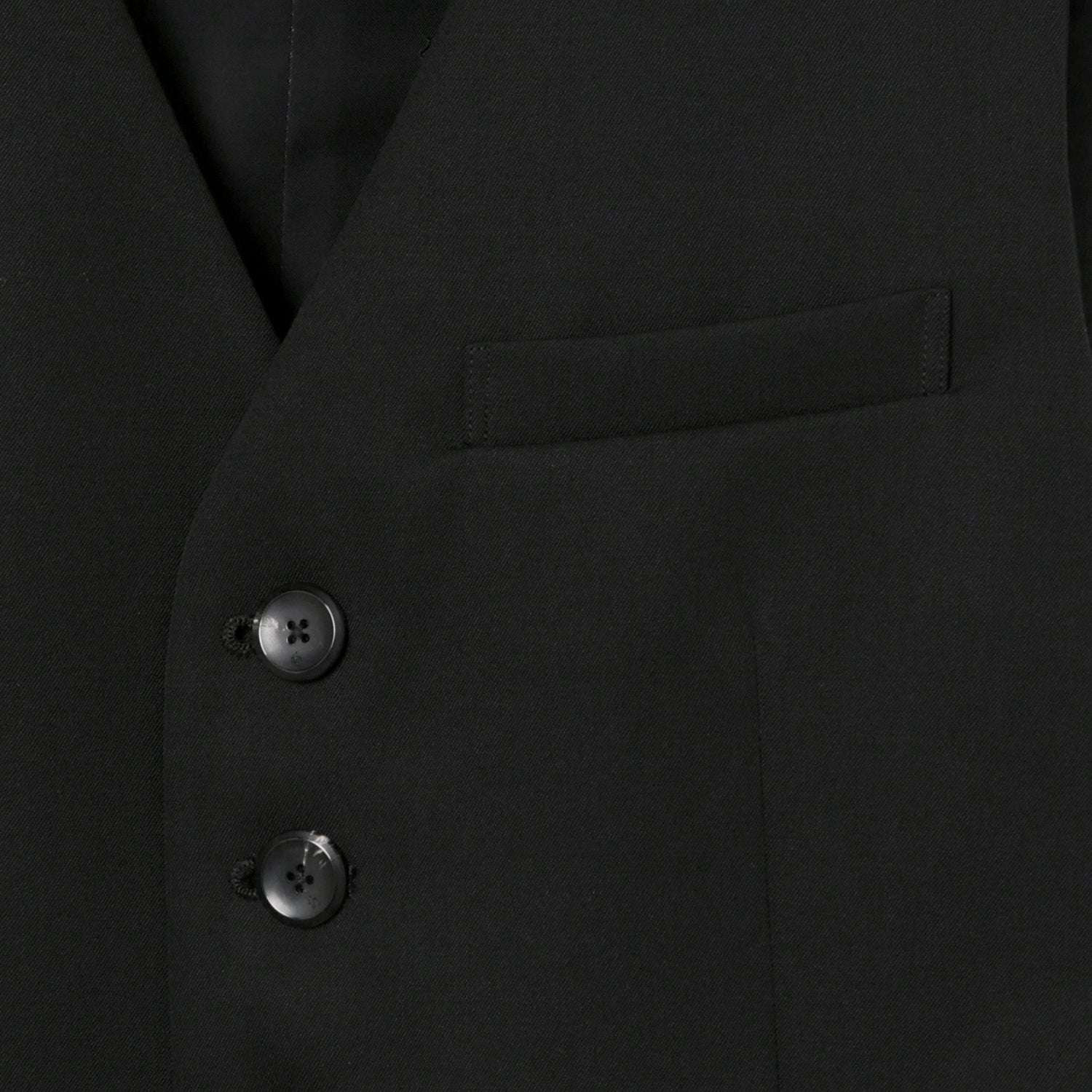 5 Button Vest / black