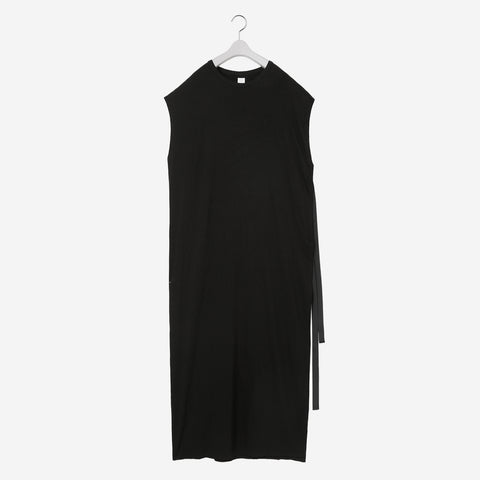 Side Open Dress / black