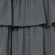 Ruffle Volumed Dress / gray
