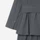 Ruffle Volumed Dress / gray