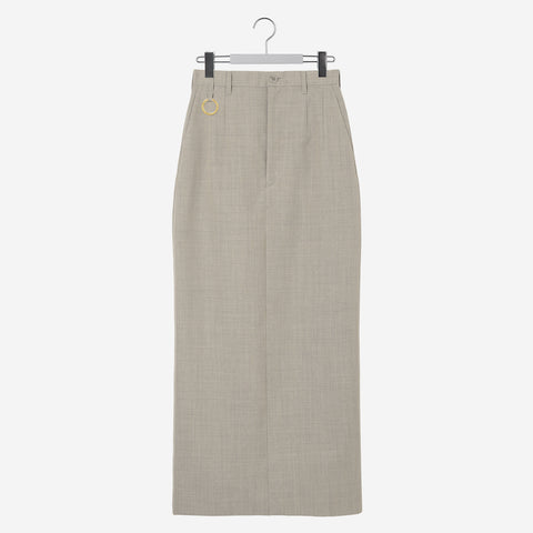 Back Open Skirt / beige