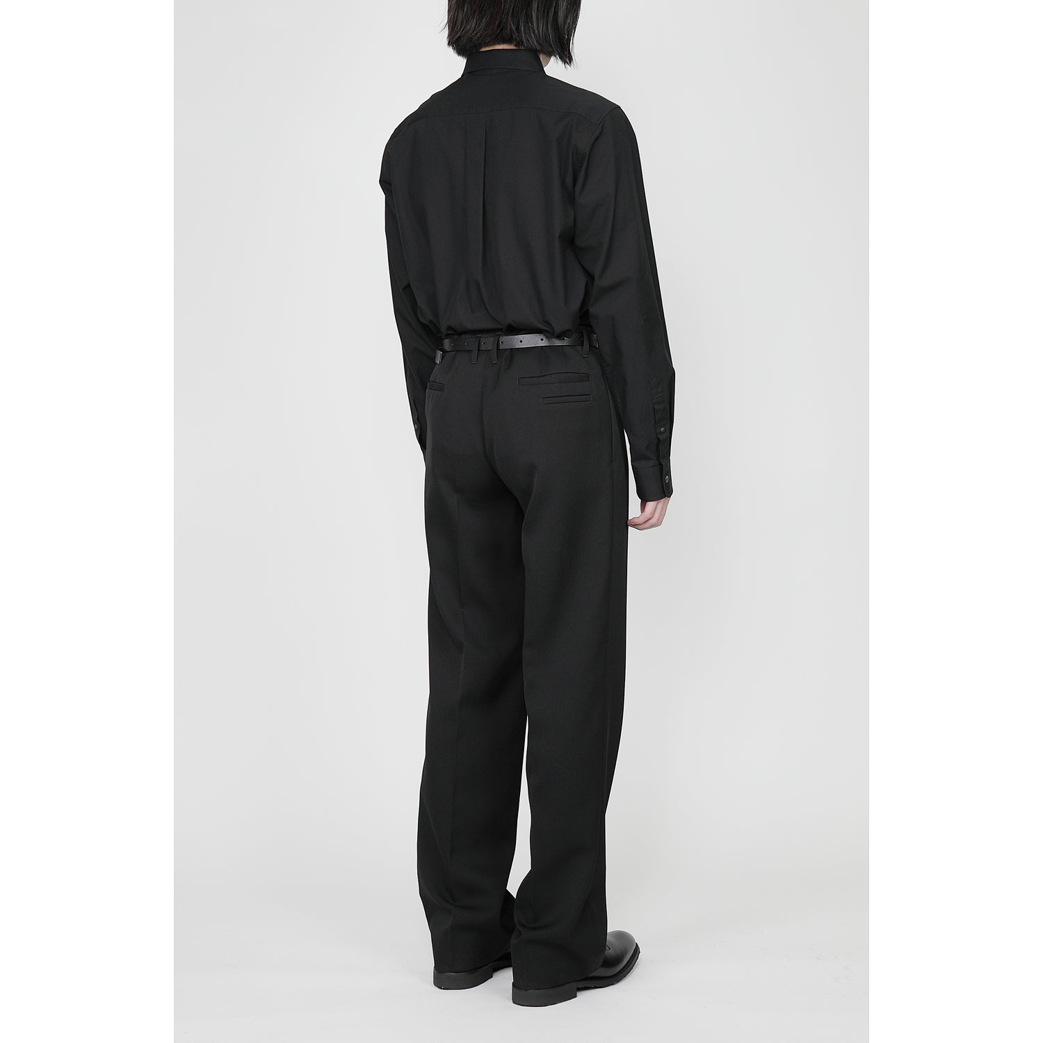 QUINN / Wide Tailored Pants / black