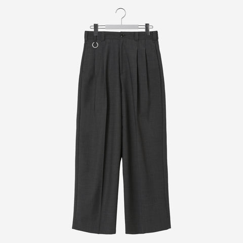 Extra Volumed Tapered Pants / gray
