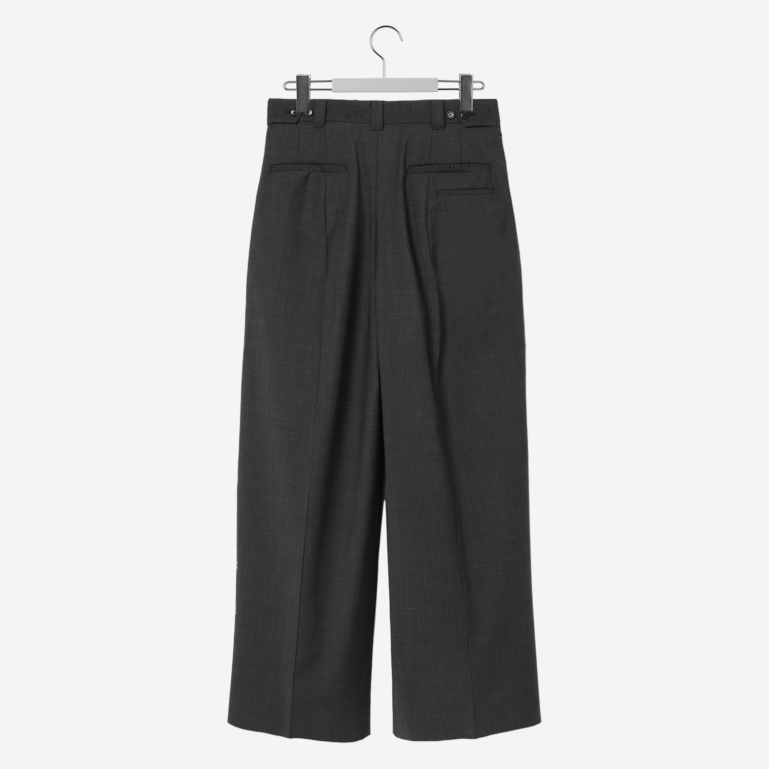 Extra Volumed Tapered Pants / gray