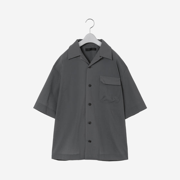 Open collar Shirt (MID) / gray