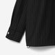 Hooded Shirt / black stripe