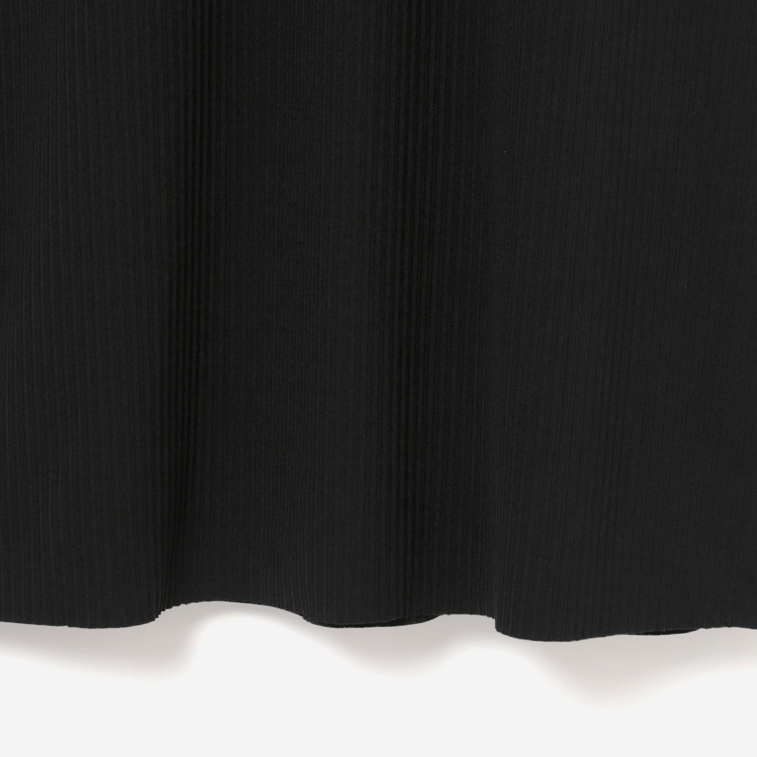 Pleats Knitted No Sleeve Dress / black