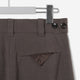 Extra Volumed Cropped Pants / brown