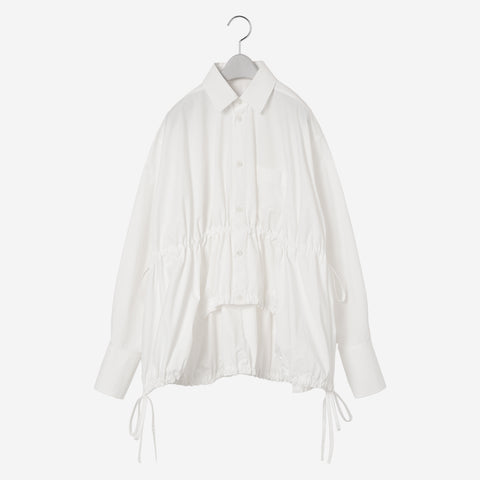 Gathered Shirt / white