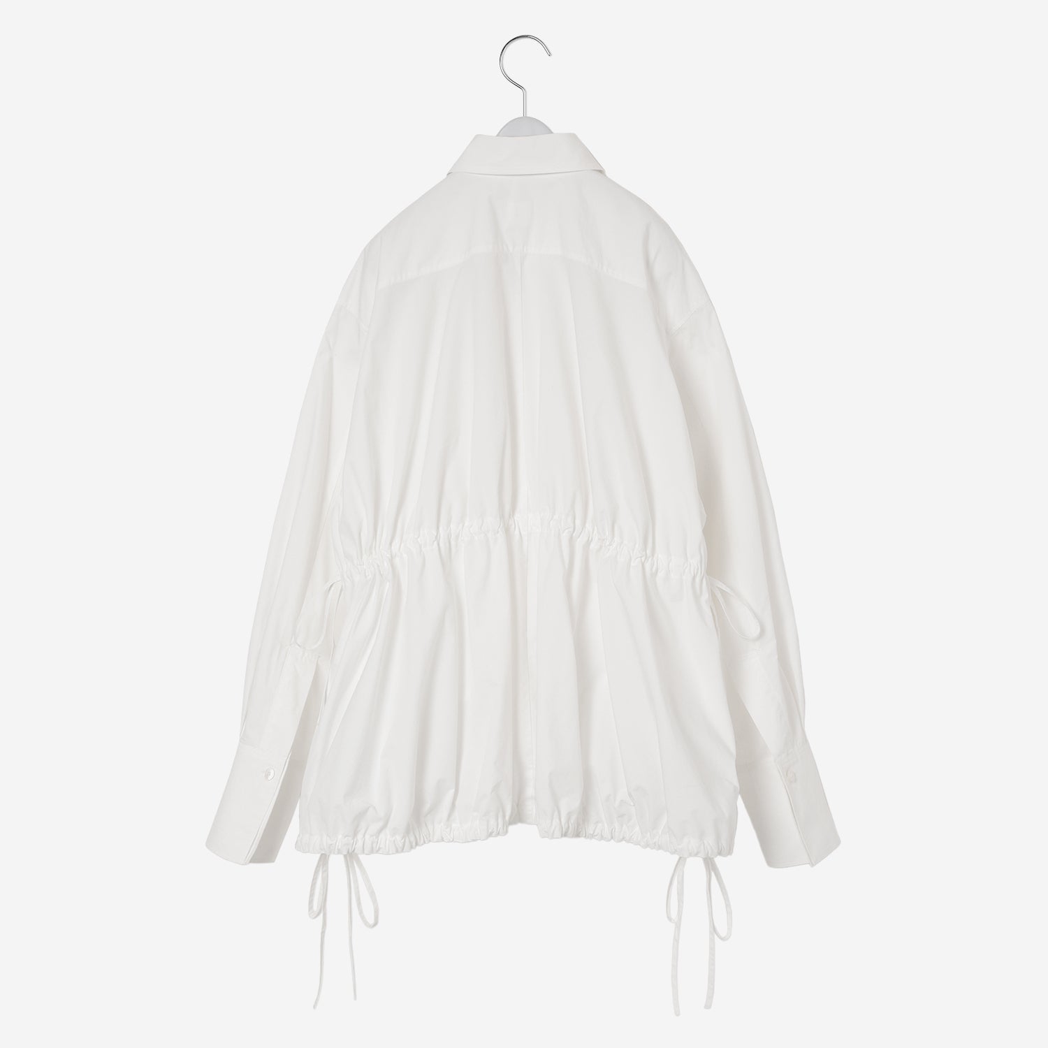 Gathered Shirt / white