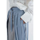 Layerd Pleated Skirt / blue