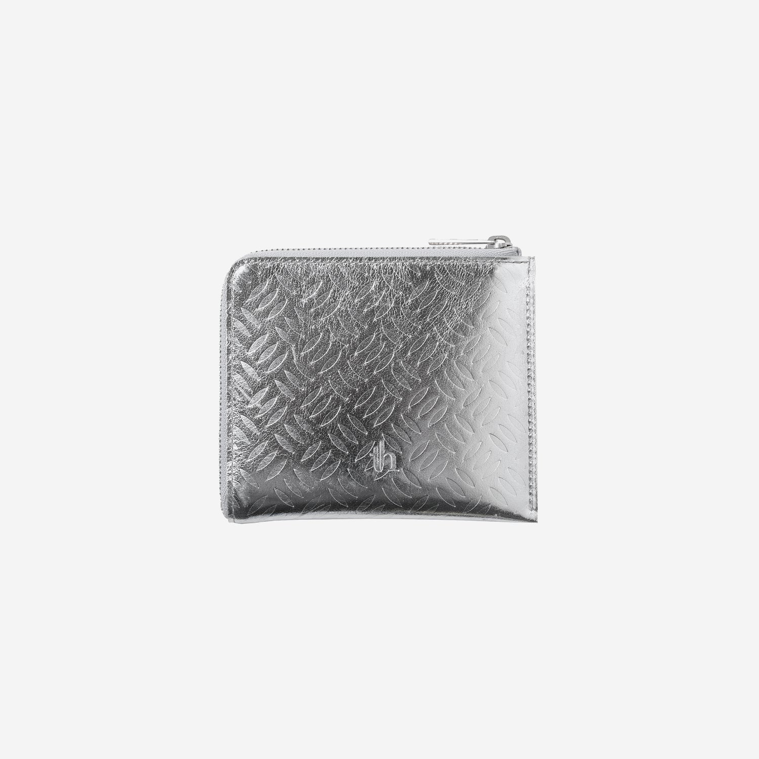 Embossed Coinpurse / silver × silver