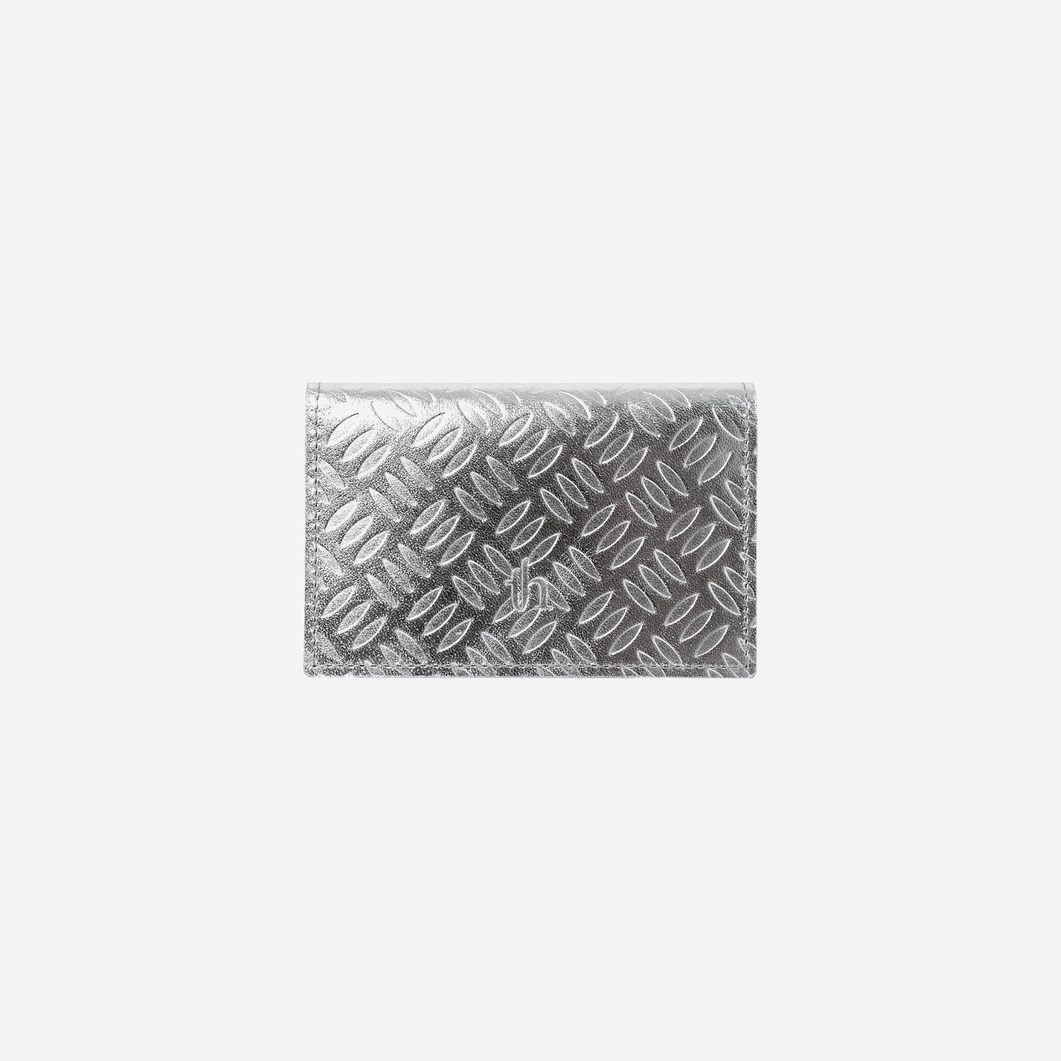 Embossed Card Case / silver × silver