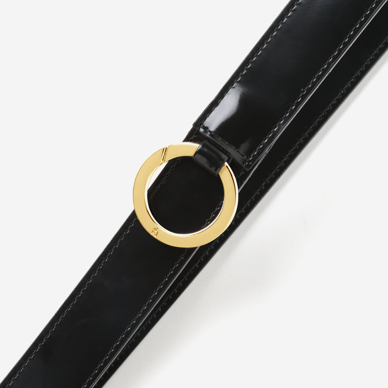 Shoulder Belt / black × gold