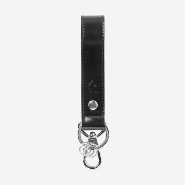 Key Ring Belt / black × silver