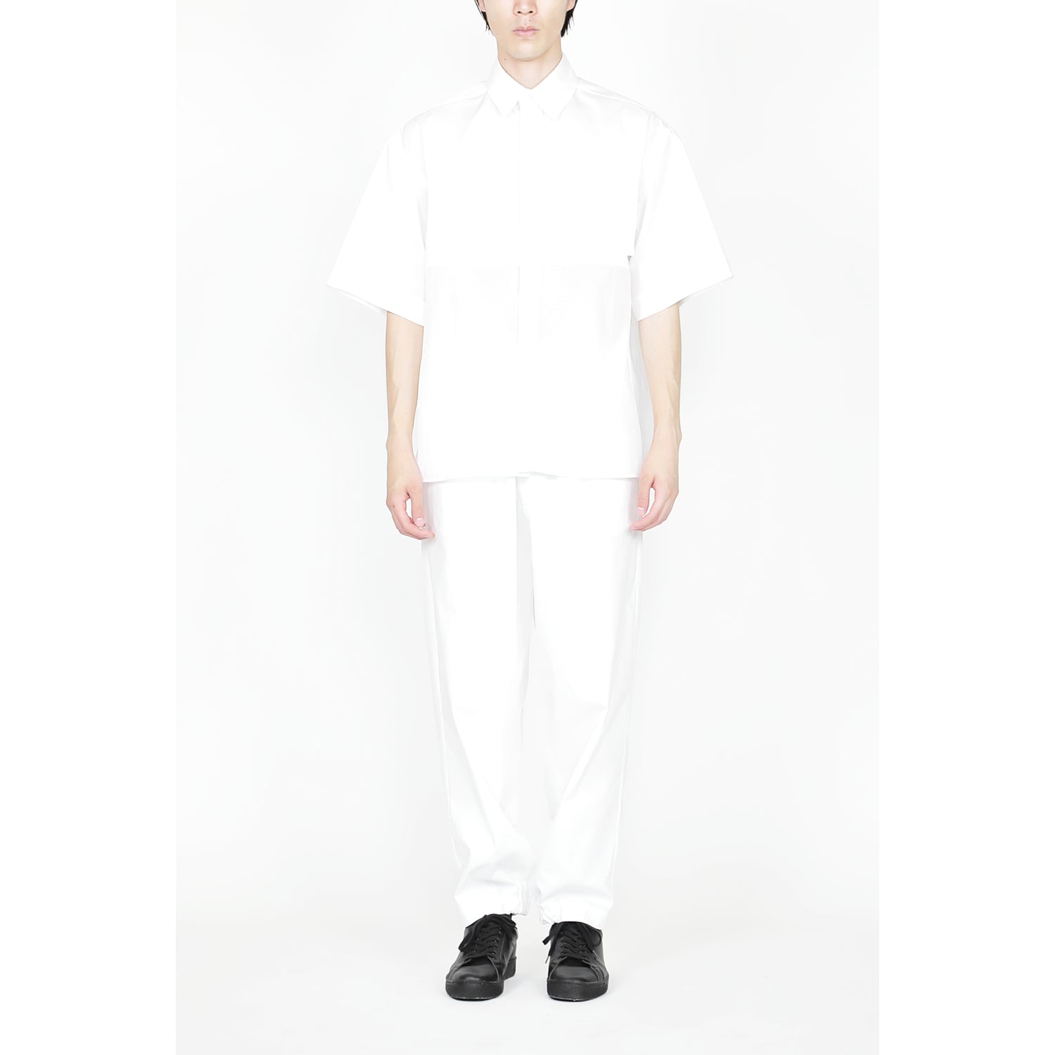 Sports Mixed Half Sleeve Shirt (MID) / white
